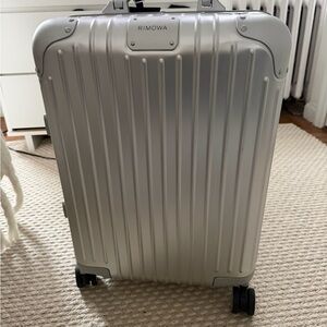 RIMOWA Silver Hard Shell Luggage